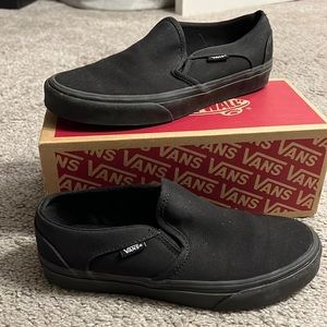 All black vans